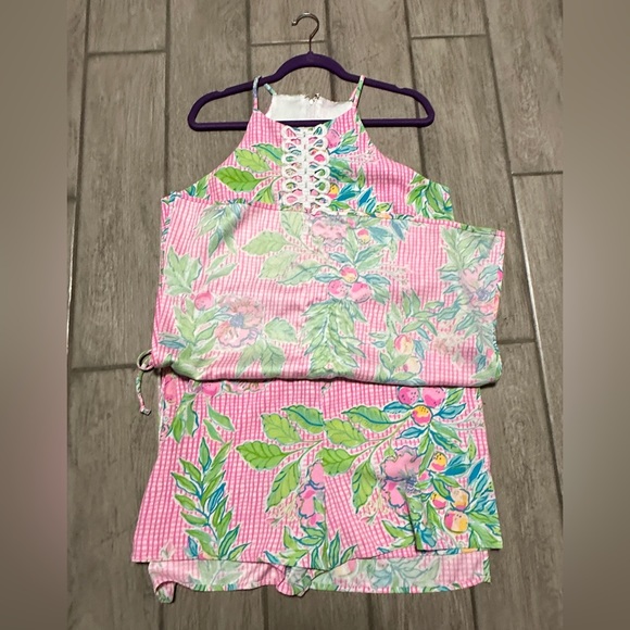Lilly Pulitzer Romper Size 14 - Picture 2 of 2